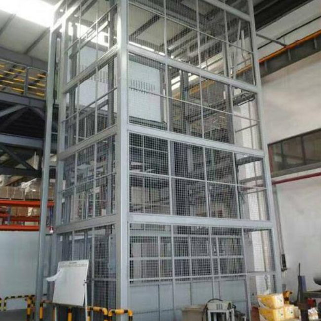 积石山导轨式升降平台货梯
